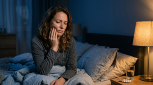 severe toothache at night